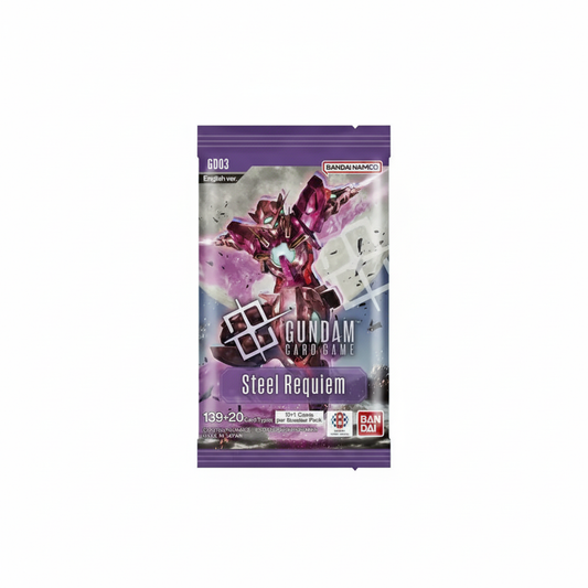 Gundam Card Game Booster Box Steel Requiem GD-03 - Edizione Inglese - Preordine