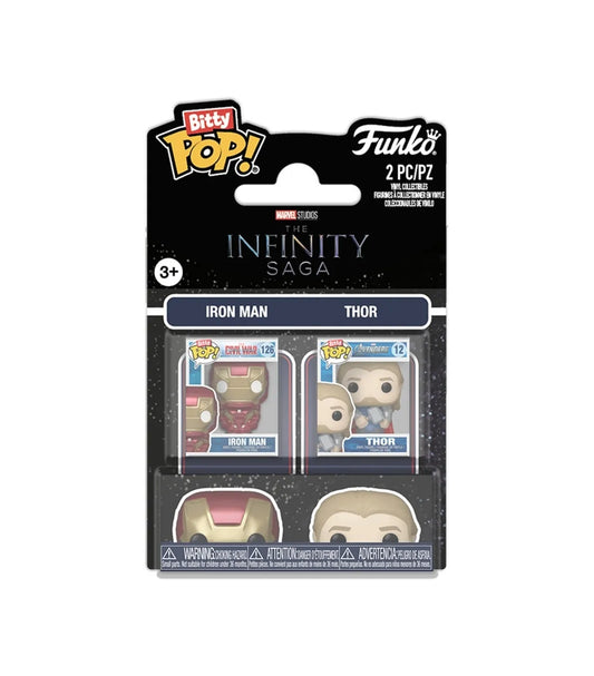 Funko Bitty POP! 2-Pack Iron Man & Thor - Marvel