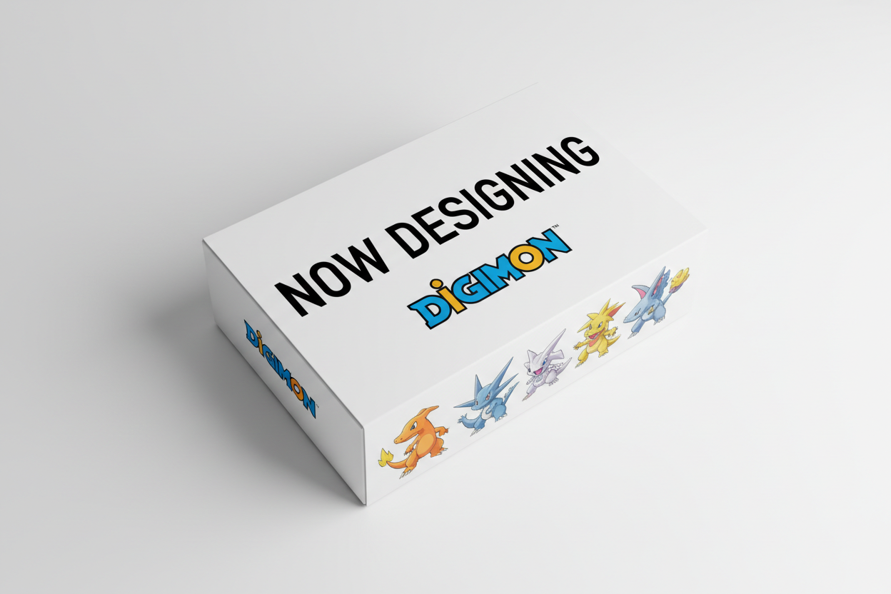 Digimon Box Top Elevated View