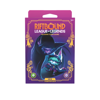 Riftbound: League of Legends TCG - Unleashed Champion Deck: Vex Display - EN