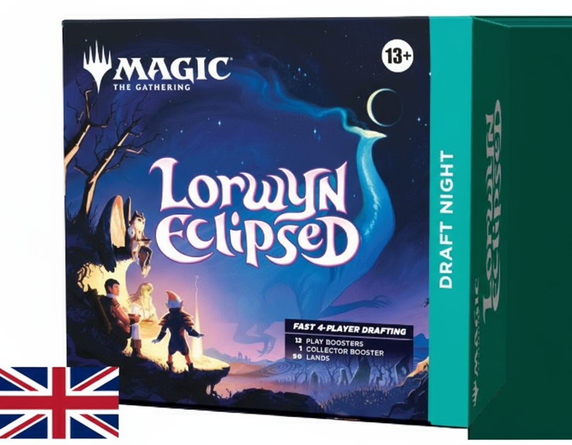 Magic the Gathering Lorwyn Eclipsed Draft Night con bandiera inglese