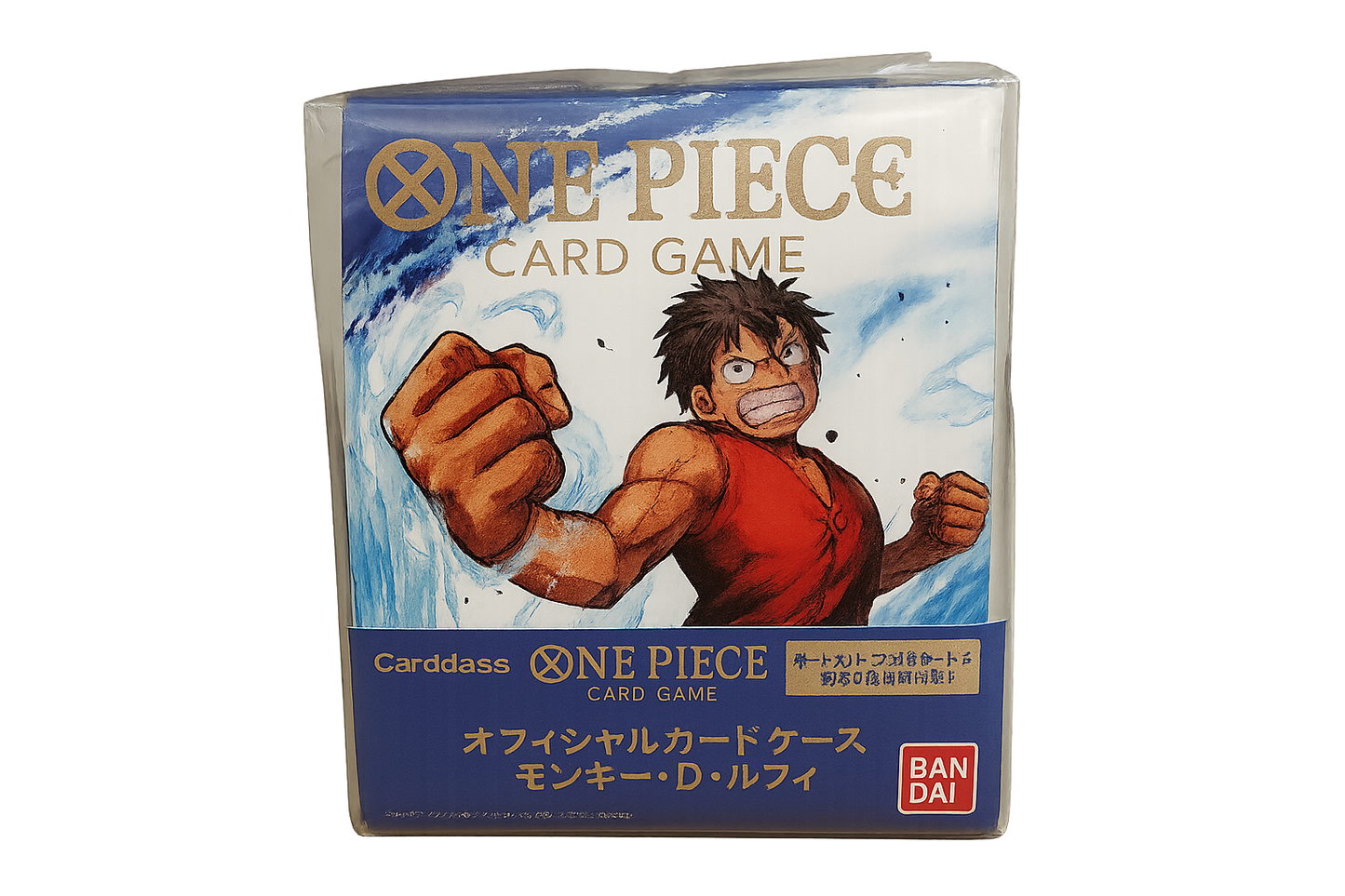 One Piece Card Game Official Card Case Monkey.D.Luffy con sfondo trasparente