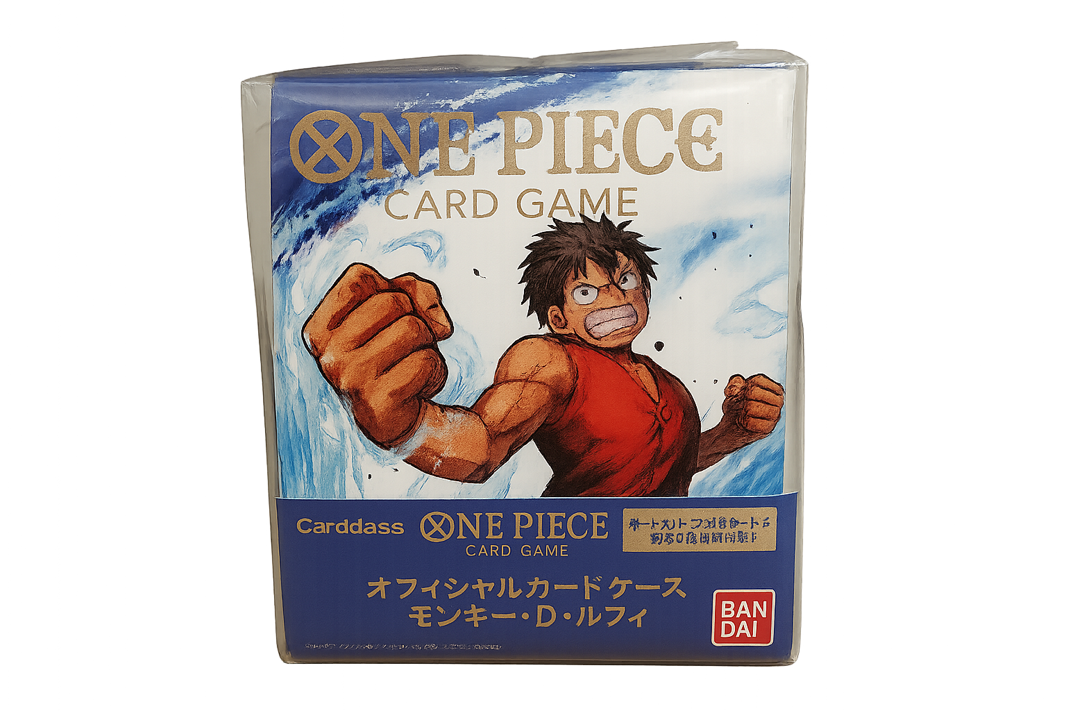 One Piece Card Game Official Card Case Monkey.D.Luffy con sfondo trasparente