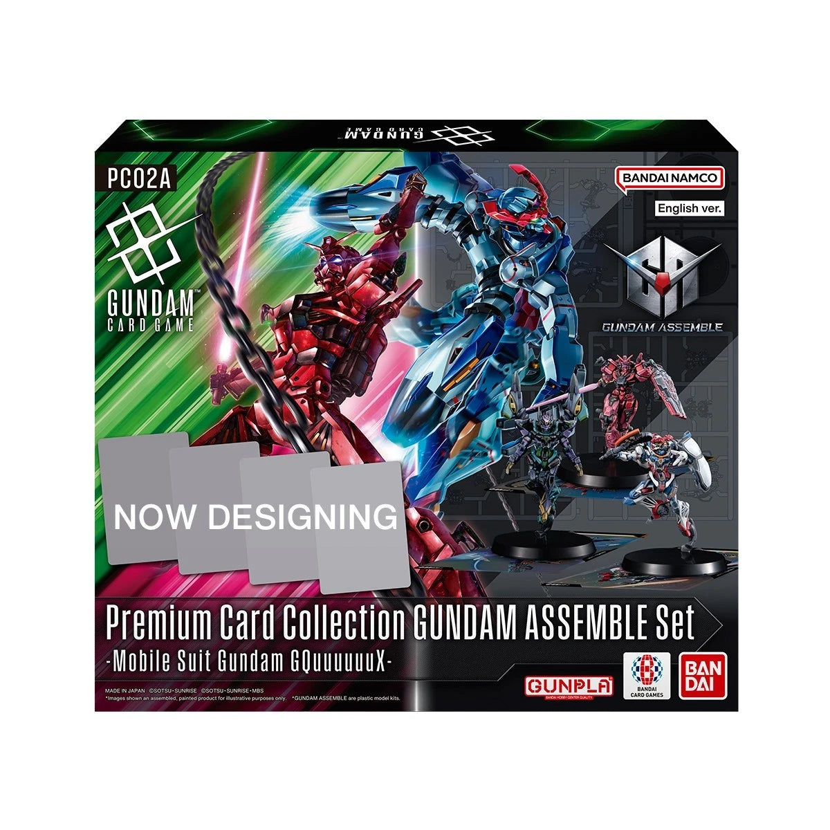 Gundam Card Game Premium Collection GUNDAM ASSEMBLE SET GQuuuuuuX PC02A - Edizione Inglese - Preordine