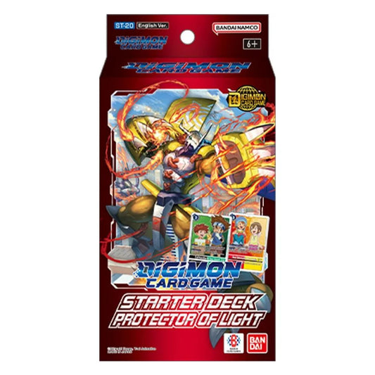 Digimon Card Game – ST-20 Starter Deck: Protettore della Luce ENG