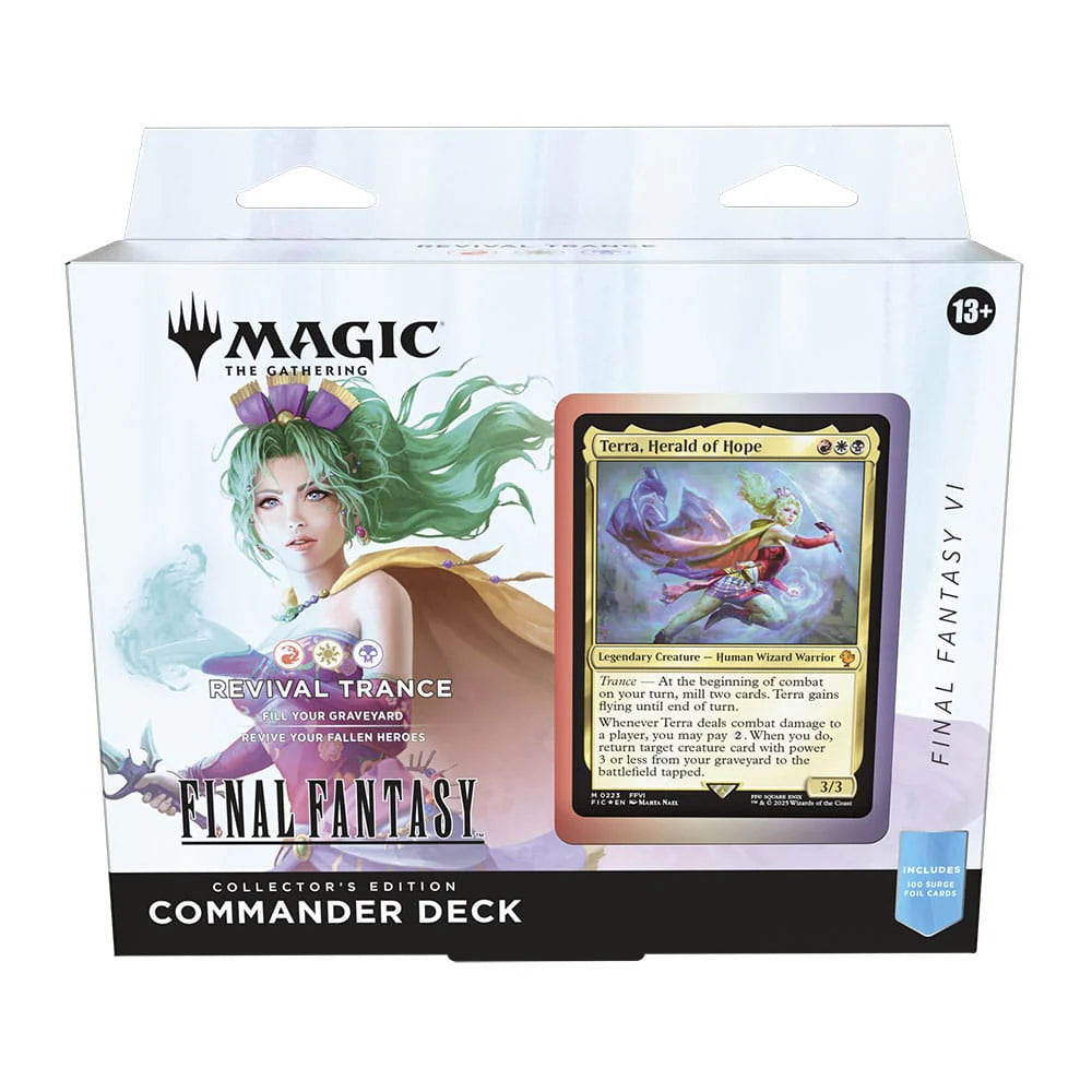 Magic the Gathering Commander Decks Collector's Final Fantasy Edition Display (4) - Eng