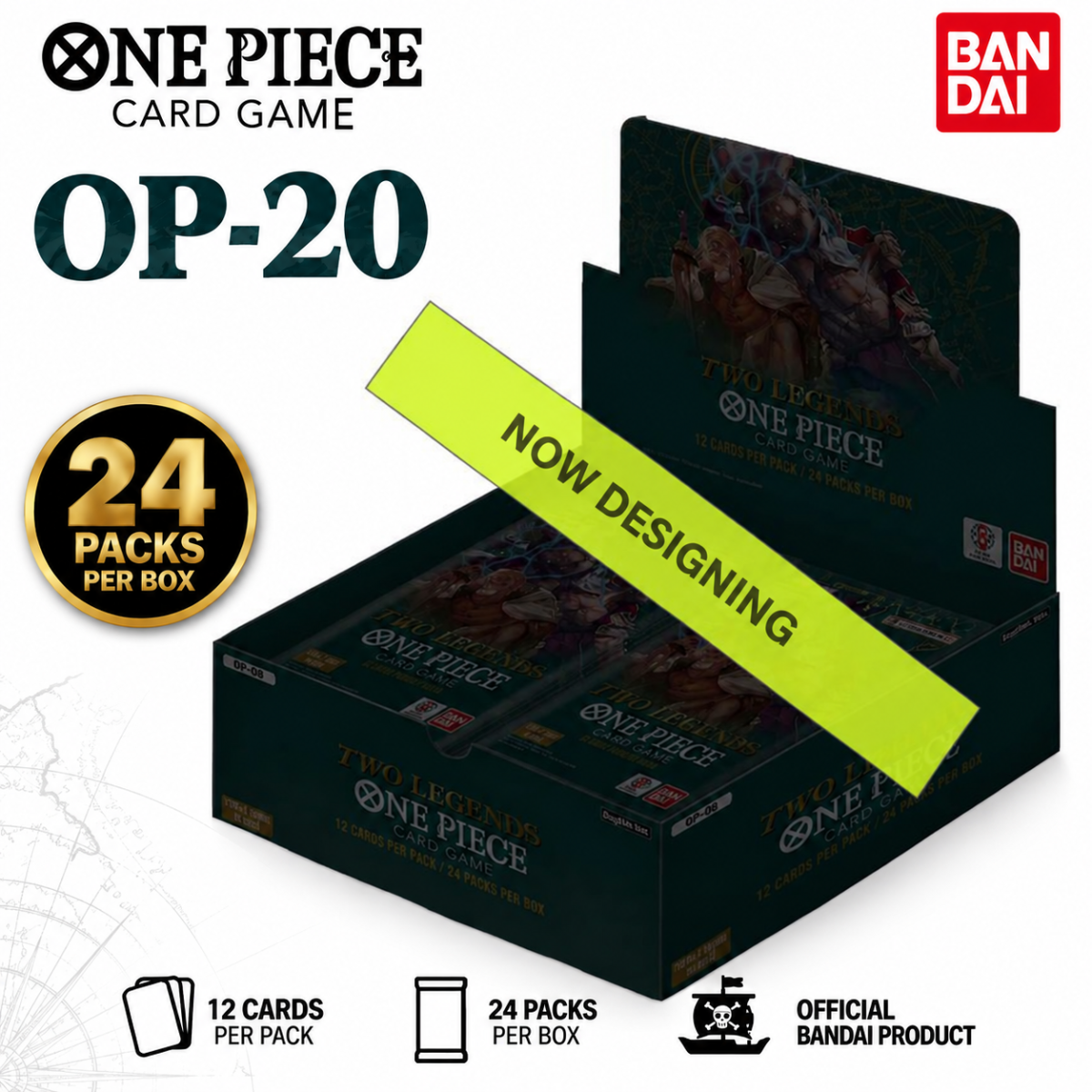 One Piece Card Game OP-20 Booster Box 24 Packs EN