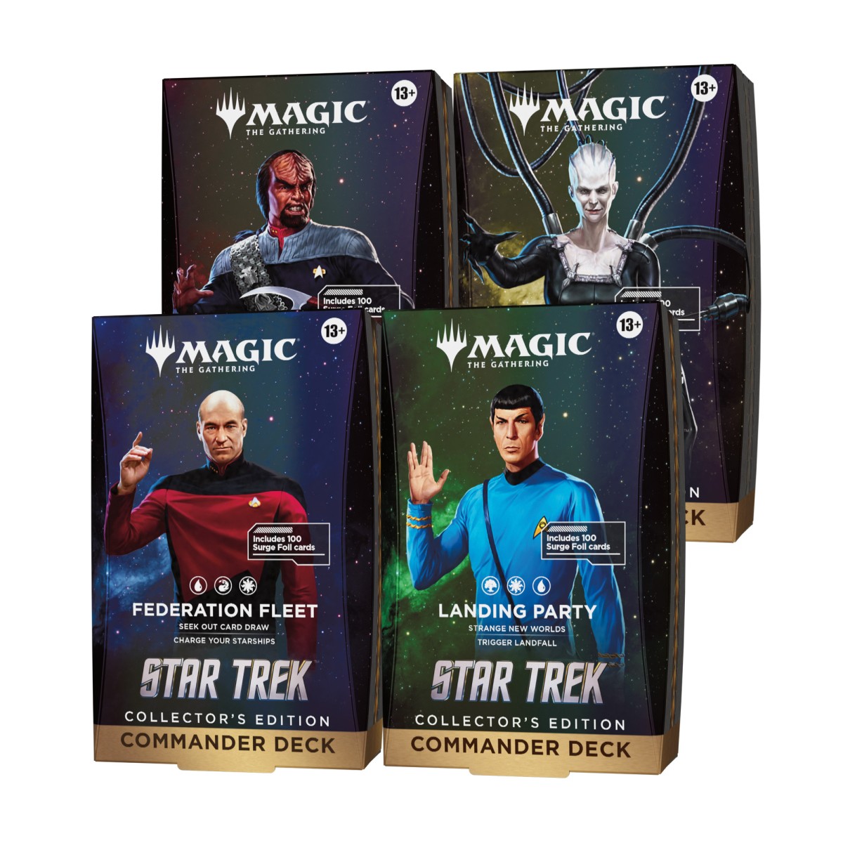 Magic: The Gathering Star Trek Collector’s Commander Deck 4 Decks EN