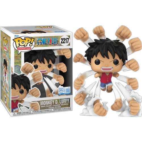 Funko POP! One Piece – Monkey D. Luffy Gum Gum Gatling Exclusive #2217