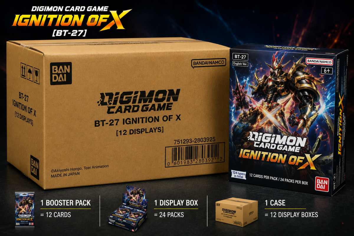 Digimon Card Game BT-27 Ignition of X Case 12 Display Box ENG