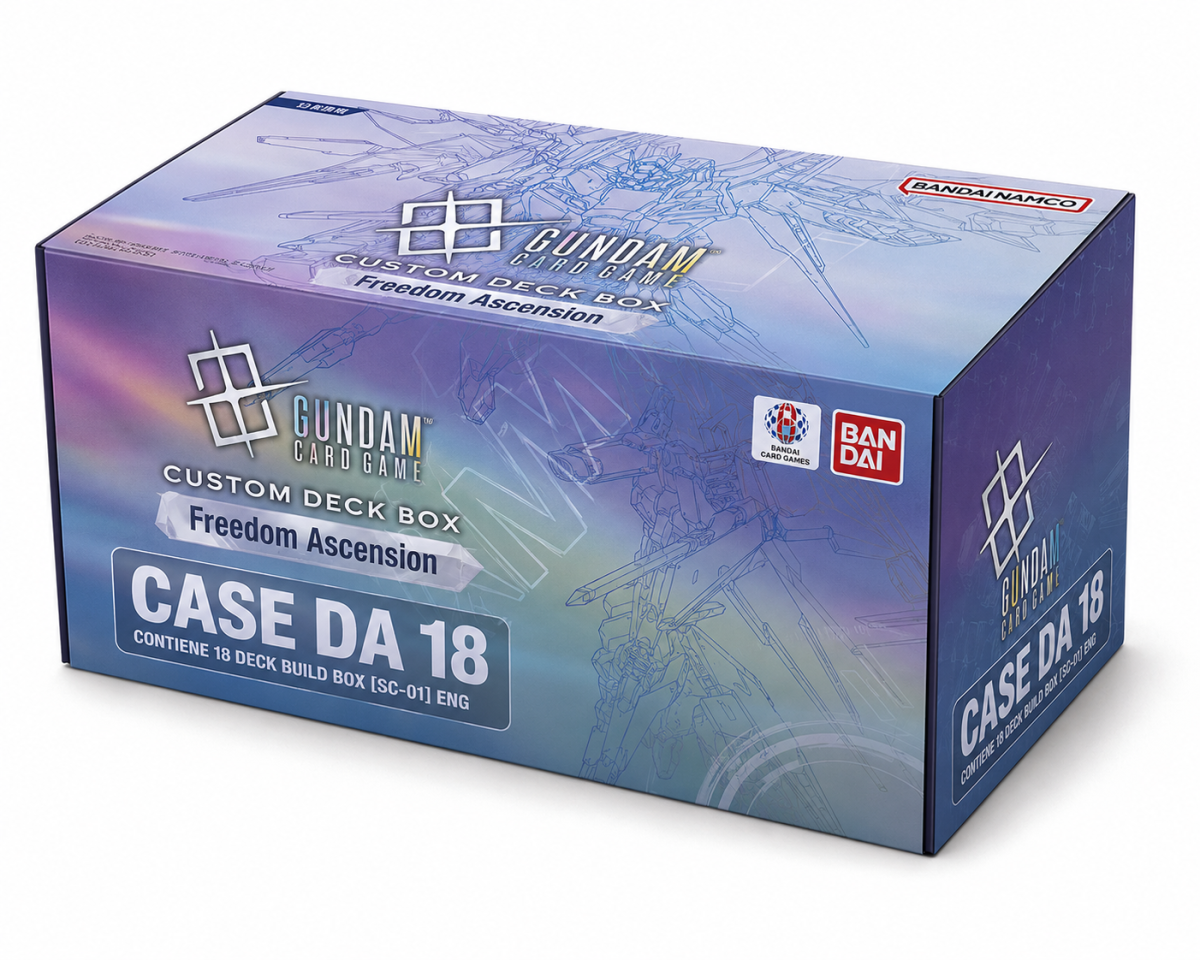 Gundam Card Game Deck Build Box [SC-01] Case (18 Boxes) ENG