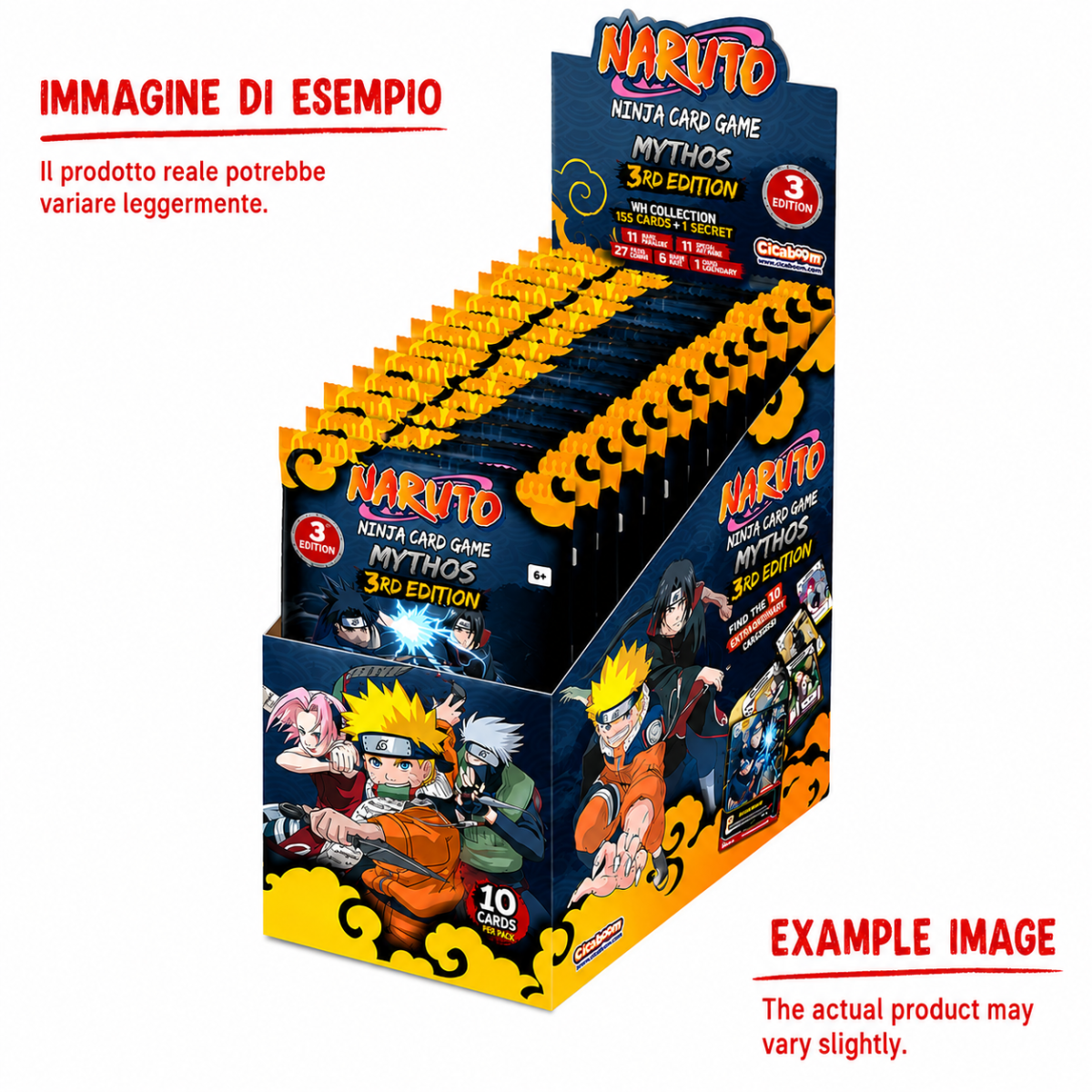 Naruto Mythos TCG 3rd Edition Box 24 Buste ENG