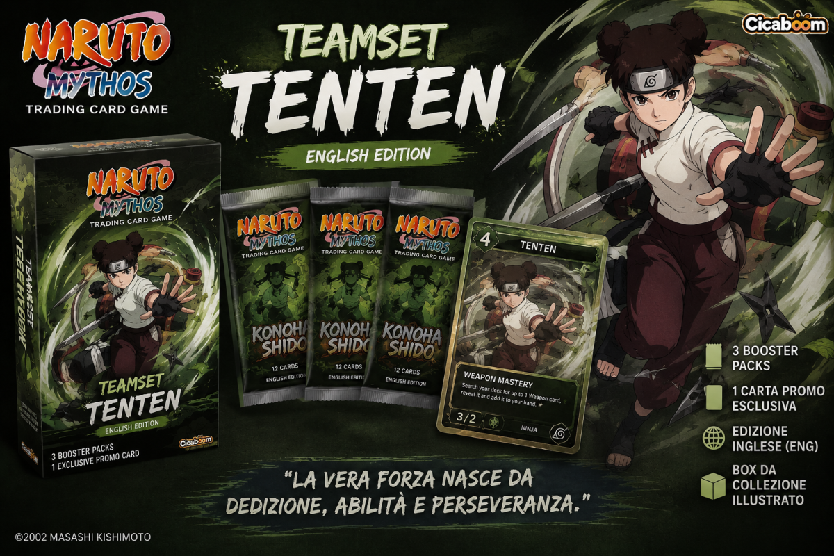 NARUTO MYTHOS TCG TEAMSET TENTEN ENG