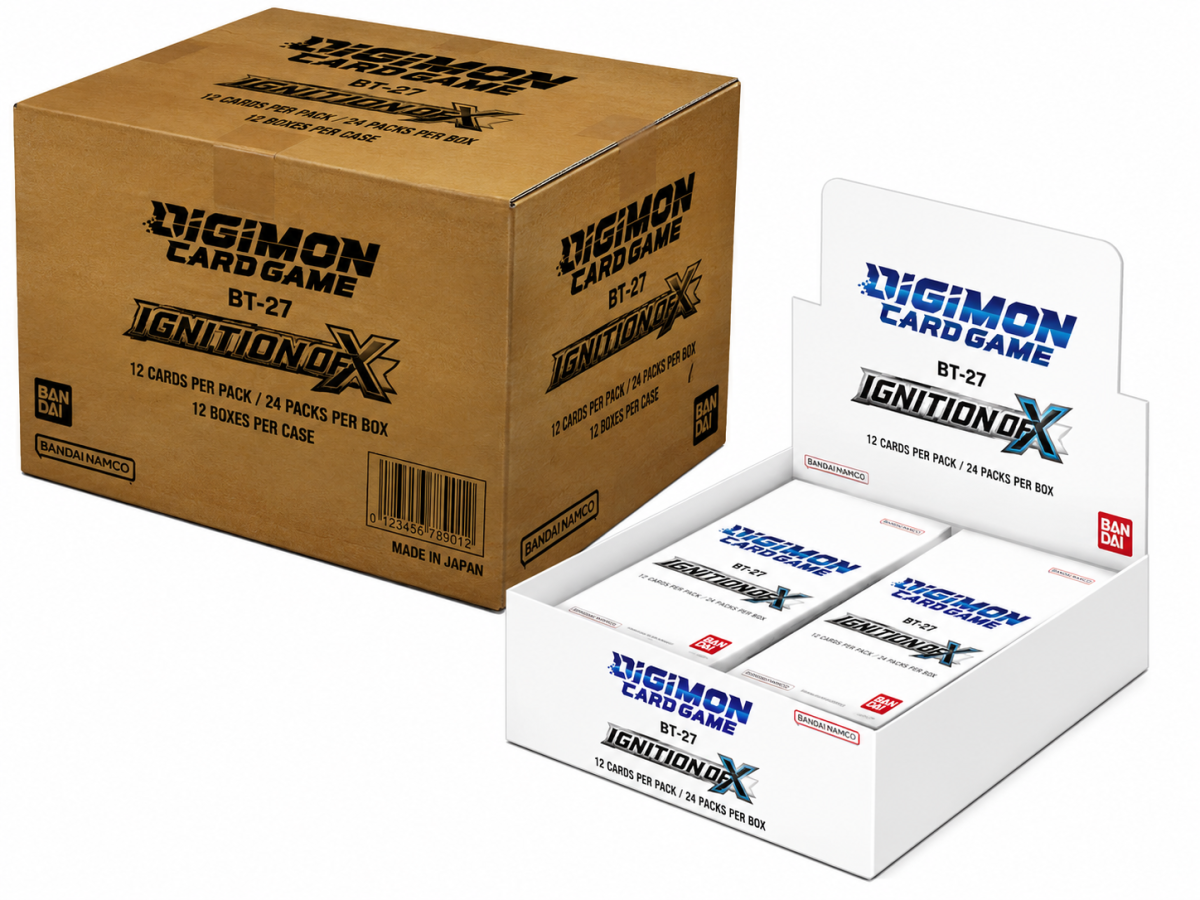 Digimon Card Game BT-27 Ignition of X Case 12 Display Box ENG