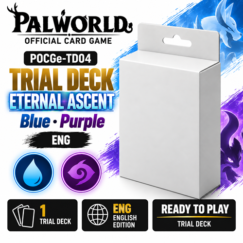 Palworld Official Card Game TD04 Eternal Ascent Trial Deck Blue・Purple EN