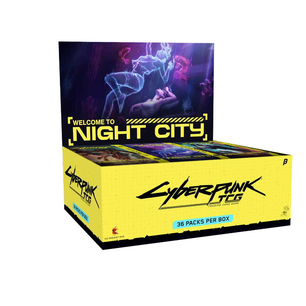 Cyberpunk TCG Welcome to Night City Beta Booster Box 36 Packs EN
