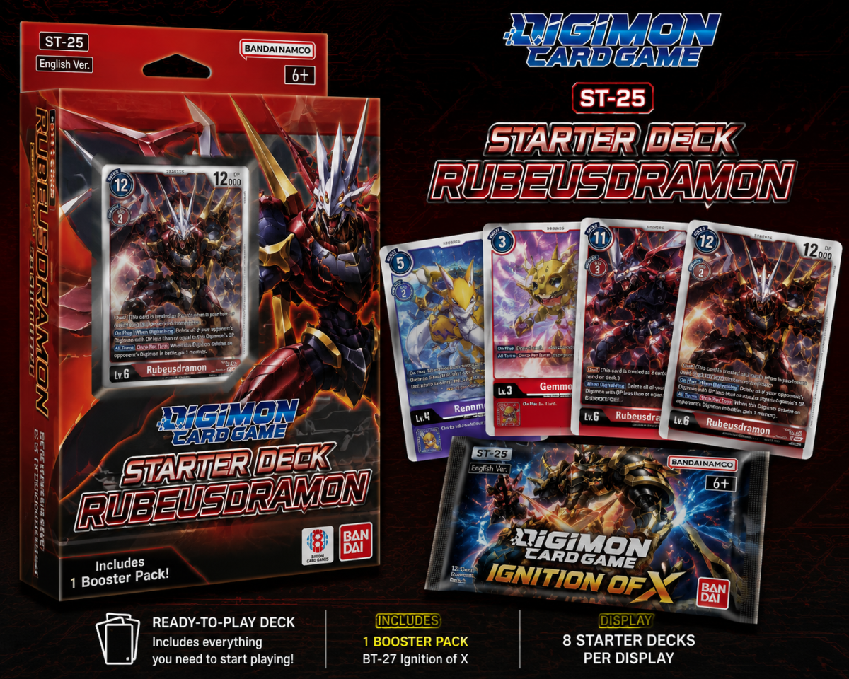 Digimon Card Game ST-25 Starter Deck Rubeusdramon ENG
