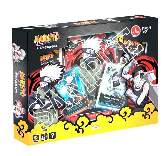 NARUTO MYTHOS TCG - SHINOBI SHIREN - STARTER PACK - KAKASHI + ZABUZA - ENG