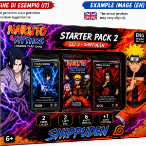 Naruto Mythos TCG Starter Pack 2 Set 3 Shippuden Window Box