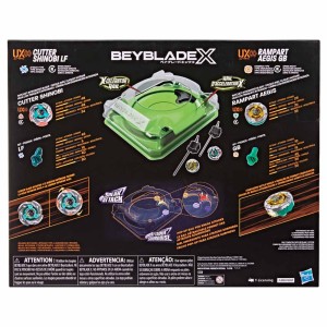 Beyblade X Sneak Attack Battle Set with Beystadium and 2 Tops - 1