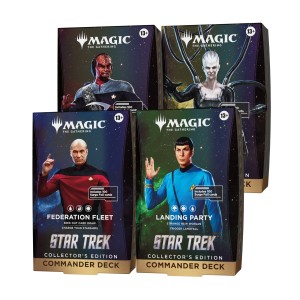 Magic: The Gathering Star Trek Collector’s Commander Deck 4 Decks EN