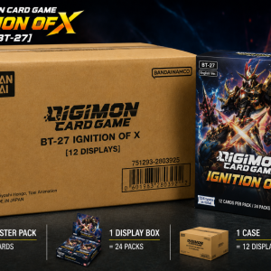 Digimon Card Game BT-27 Ignition of X Case 12 Display Box ENG