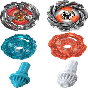 Beyblade X Dual Pack Crest Leon 4-55A and Clamp Crab 9-65S - 3