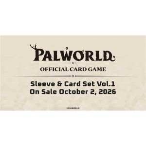 Palworld Official Card Game Sleeve & Card Set Vol.1 ENG