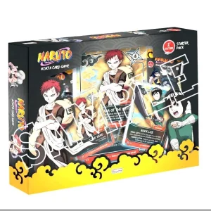 NARUTO MYTHOS TCG SHINOBI SHIREN STARTER PACK  GAARA + ROCK LEE - ENG