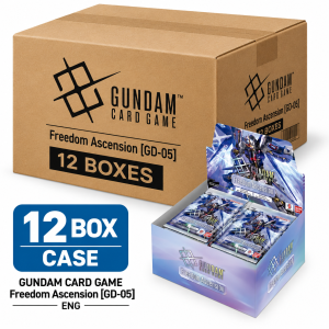 Gundam Card Game GD-05 Freedom Ascension Sealed Case 12 Boxes EN